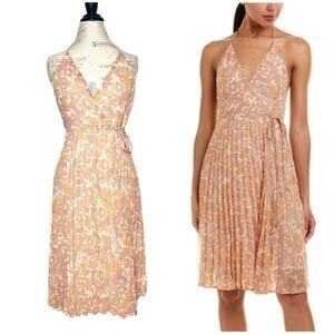 ASTR The Label | Women | Marcela Floral Halter Neck Backless Wrap Dress | Medium